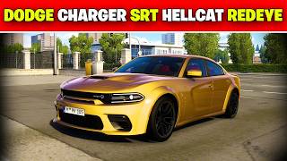 Dodge Charger SRT Hellcat Redeye Widebody 2021 ETS2 151  Euro Truck Simulator 2  ETS 2 Car Mod [upl. by Ahsimat]