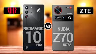 Red magic 10 Pro Vs Nubia Z70 Ultra Full Comparison ⚡ [upl. by Neztnaj]