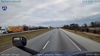 BigRigTravels LIVE  Minooka IL to near Frankfort IN 12423 [upl. by Marduk]