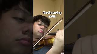 Howl’s moving castle  Violin [upl. by Oedama760]