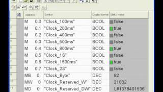 Siemens Clock Byte Vat Table [upl. by Smada]