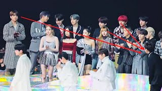 BTS × BLACKPINK × IKON  All Eyes on Hanbin 😂 MMA2018 [upl. by Isiad]