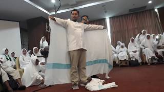 Cara Memakai Baju Ihrom Versi Ust lucu Dudin PPA TOUR UMROH [upl. by Nyvar]