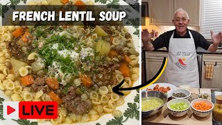 French Lentil Soup with Sausage by Pasquale Sciarappa [upl. by Anali]