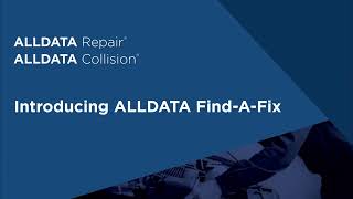 Quick Tip Introducing ALLDATA FindAFix [upl. by Witt138]