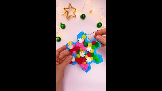 Making Christmas Decorations From Foam Paper diy [upl. by Janeen]