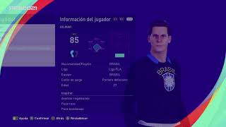 Gylmar dos Santos Neves Gilmar´´  PES Clasico Face Bodyamp Stats [upl. by Becky]