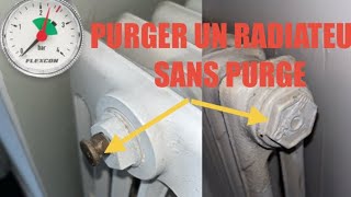 Comment Purger un radiateur sans purgeur 🤔😉 [upl. by Shoemaker138]