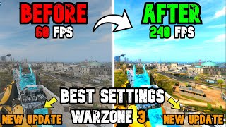 The BEST Warzone Season 5 Updated Settings Optimize FPS amp Visibility [upl. by Zeugirdor820]