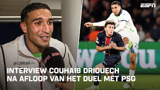 quotFANTASTISCH dat ik hier mijn CHAMPIONS LEAGUEdebuut mag makenquot  Interview Couhaib Driouech [upl. by Roarke]