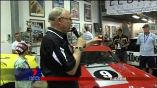 CH7 NEWS Allan Moffat visits his famous racers at the Bowden Collection Open Day [upl. by Rolanda272]