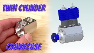 Making a Twin Cylinder 2cc Engine for My Remote Control Airplane [upl. by Rivard]