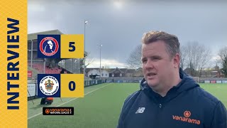 Dorking Wanderers 50 Slough Town  Postmatch interview  2 April 2022 [upl. by Breena]