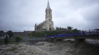 Severe floods in Central Europe turn deadly in Poland and Austria [upl. by Suoilenroc]