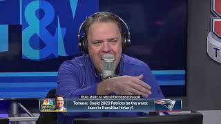 Bedard on Pats Offense quotAs Bad as Ive Ever Seenquot  Felger amp Mazz [upl. by Nudd605]