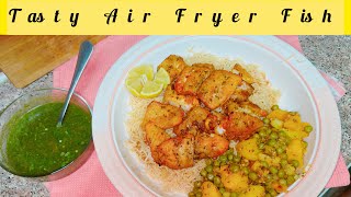 How To Fry Fish In An Air Fryer  Crispy Air Fryer Fish Recipe  Quick amp Easy Healthy Dinner [upl. by Glynas159]