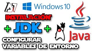 Instalar JAVA JDK en WINDOWS 10 desde Cero PASO A PASO [upl. by Gould]