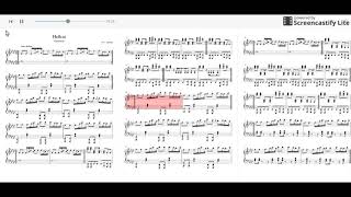 Audio Video Desmeon  Hellcat  Piano Cover  Musescore [upl. by Noid]