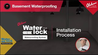 WaterLock Plus  Olshans Innovative Solution to Foundation Waterproofing [upl. by Baptista]