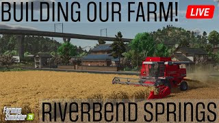 Farm Sim 25 Multiplayer w Caffeine Catalyst  Riverbend Springs Live 1 [upl. by Arukas689]