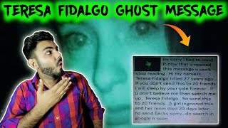 Real Truth of Teresa Fidalgo Ghost 😨 [upl. by Anua]