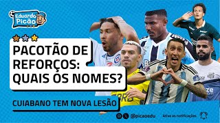 Os nomes do pacotão 3 laterais na pauta Di Maria no Grêmio Cuiabano lesionado de novo [upl. by Seroka988]