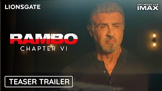 RAMBO 6 NEW BLOOD  Teaser Trailer  Sylvester Stallone Jon Bernthal  Lionsgate [upl. by Ratcliffe]