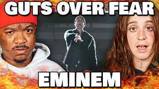 SUPER RELATABLE  Eminem feat Sia  quotGUTS OVER FEARquot  Reaction [upl. by Stefan]