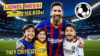 Messi admits his kids criticize him [upl. by Ajiat]