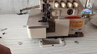 how to repair overlock machine  jack 747 feed dogs setting  dandraal setting  pico machine repair [upl. by Kilar]