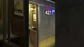 MTA Staten Island Railway Tottenville Bound 427 R44  St George Ferry w glitched door [upl. by Ayotyal967]