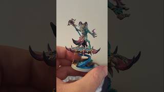 Tzeentch shaman attempt warhammer paintingminiatures [upl. by Amyaj330]