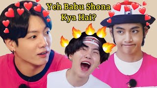 Bts Playing Funny Game😰Taehyung Ne Yeh Kya Kiya Part 3 end  hindi dubbing video  cute bts life [upl. by Orravan785]