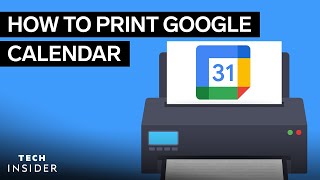 How To Print Google Calendar [upl. by Longley]