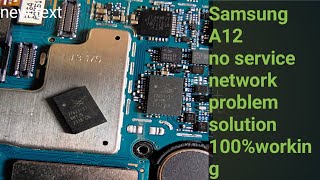 samsung a12 no service problem solution 100 working [upl. by Lorenzo]