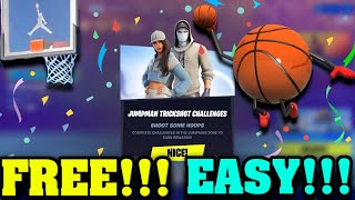 Fortnite Jumpman 🏀 Trickshot Challenges  ⭐️FREE REWARDS  Fortnite X Michael Jordan [upl. by Millur]