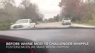 Whipple Whine Mod before and after test 18 Challenger [upl. by Couture639]