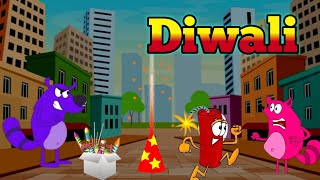 Diwali cartoon  happy lucky diwali  happy lucky new episode 2024  pyar Mohabbat happy laki [upl. by Rafaellle88]