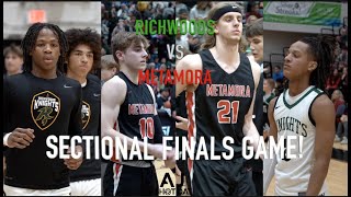 Metamora vs Richwoods Sectional Finals WAS CRAZY FULL GAME HIGHLIGHTS Ethan Kizer Tavie Smith [upl. by Leavitt497]