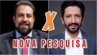 NOVA PESQUISA BOULOS ou NUNES eleições2024 saopaulo boulos ricardonunes [upl. by Dallas]