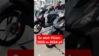 So sánh Vision 2025 vs 2024 bản thể thao phần 1 Lượng tiêu thụ nhiên liệu Vision 2025 ít hơn 2024 [upl. by Nereen622]