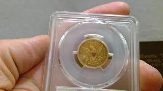 1845D Gold Half Eagle D as in Dahlonega Mint [upl. by Murdoch]