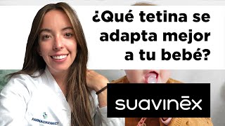 🍼 SUAVINEX y sus distintos TIPOS DE TETINAS 🍼  Farmaciasdirect [upl. by Jankey]