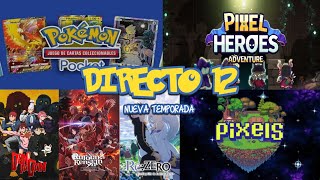 NUEVA TEMPORADA D12  POKEMON TCG POCKET  ANIME NOCTURNO  PIXELS ONLINE [upl. by Notgnirra]