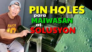 PAANO MAIIWASAN ANG PIN HOLES SA PAGBUBUGA I DA HUSTLERS TV [upl. by Placeeda]