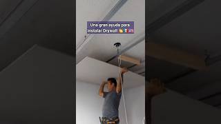 Truco para los instaladores de drywall 👏🇲🇽🇺🇸 construction drywall skills usa mexico [upl. by Jeff202]