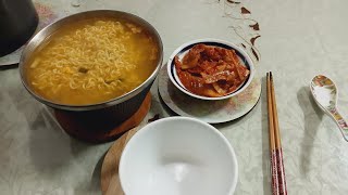 팔도PALDO 꼬꼬면RAMEN  김치KIMCHI 먹방MUKBANG ASMR [upl. by Jobe]