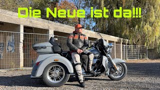 Harley Davidson Tri Glide Ultra 2024  deutsch Billard Grey [upl. by Normie983]