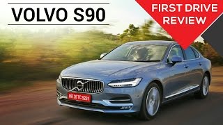 Volvo S90  First Drive Review  Zigwheels [upl. by Tatiana]