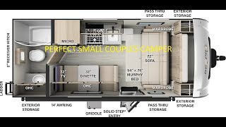 Perfect Lightweight Small Couples camper 2024 Rockwood Geo pro 19FD [upl. by Neetsirhc]